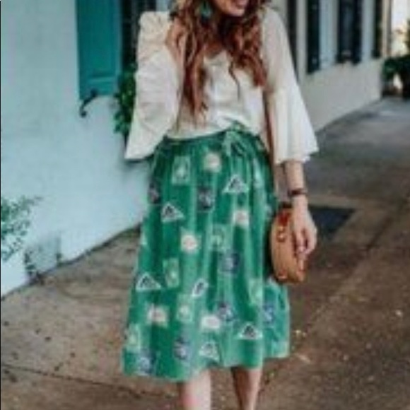Anthropologie Postcard Skirt, size XS - Picture 5 of 6